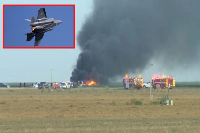 કેલિફોર્નિયામાં લેમૂર એર સ્ટેશન નજીક યુએસ નેવી એફ-35 ફાઇટર જેટ ક્રેશ
