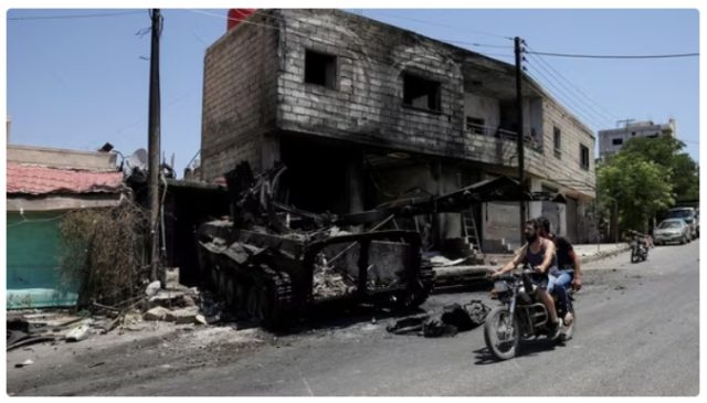 સ્વેઇડામાં સશસ્ત્ર જૂથોએ સીરિયન દળો પર હુમલો કર્યો, અથડામણમાં એકનું મોત