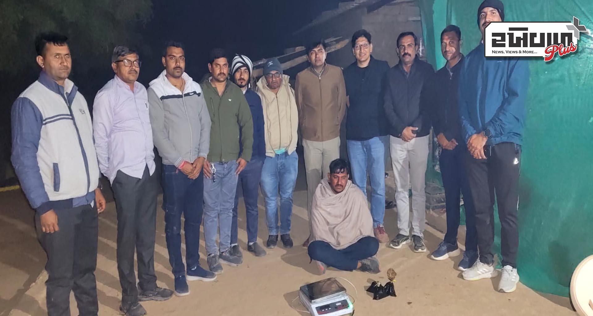 ભાભરના બલોધણ ગામ પાસેથી સ્વીફ્ટ કારમાંથી ૧૩૯૬ ગ્રામ અફીણ પકડાયું