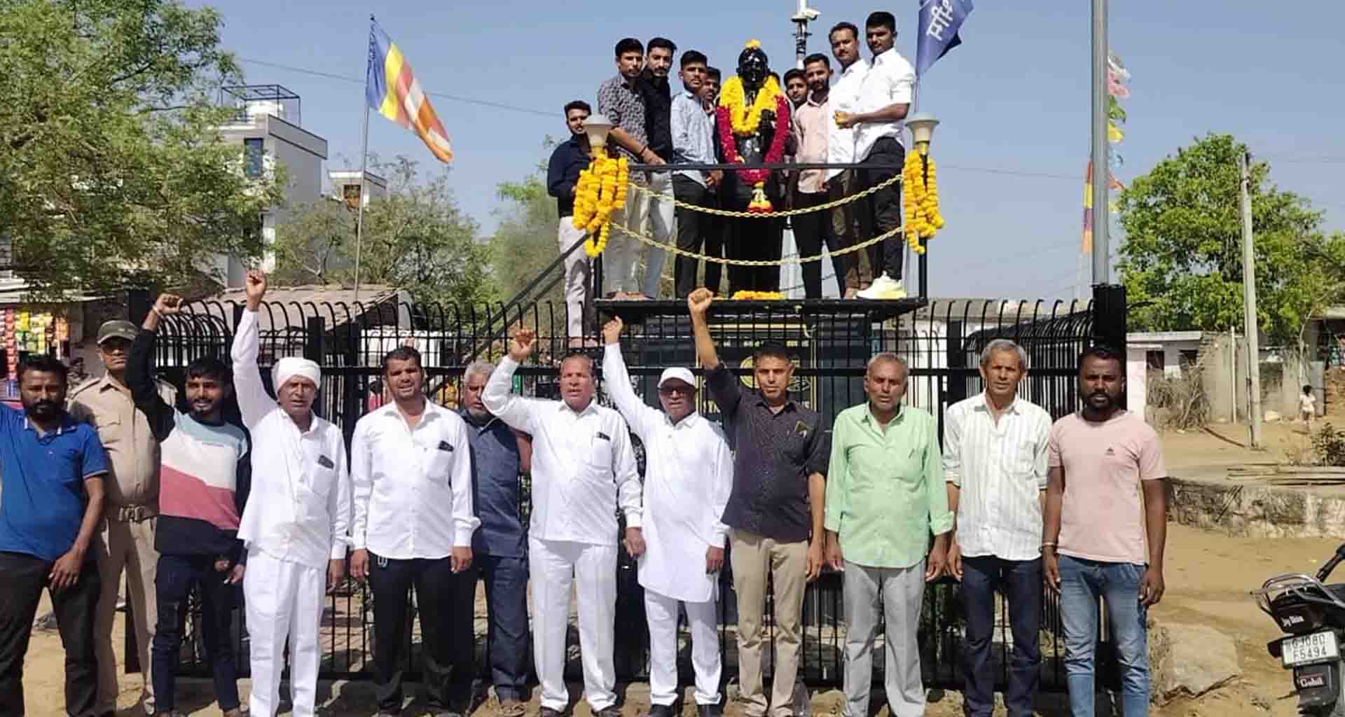 દાંતીવાડા માં ડૉ. બાબાસાહેબ આંબેડકરની ૧૩૪મી જન્મ જયંતીની ઉજવણી ધામધૂમથી ઊજવાઈ કરાઈ