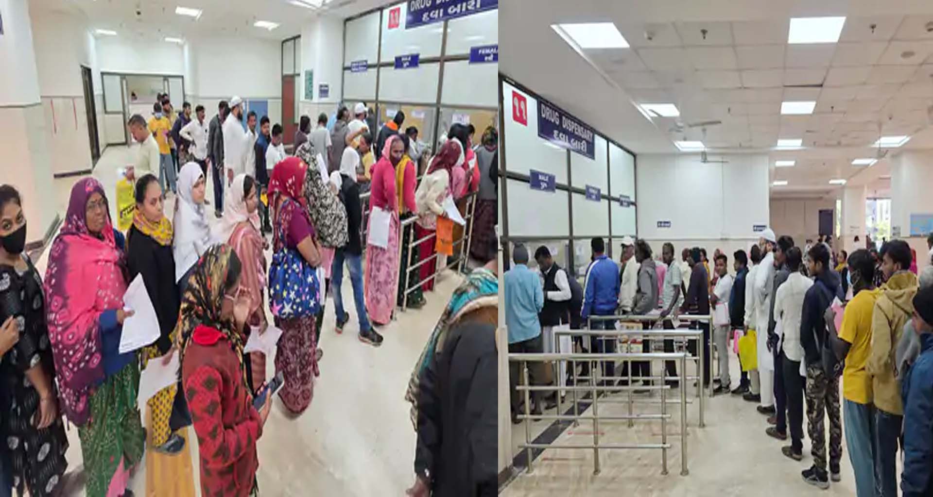 હિંમતનગર સિવિલમાં વાયરલ ઇન્ફેક્શનના કેસમાં વધારો : દર્દીઓની લાંબી કતારો લાગી