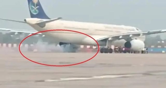 યુપીના લખનૌ એરપોર્ટ પર હજ યાત્રીઓને લઈ જતી ફ્લાઈટમાં ટેકનિકલ ખામી, લેન્ડિંગ દરમિયાન નીકળ્યા તણખા