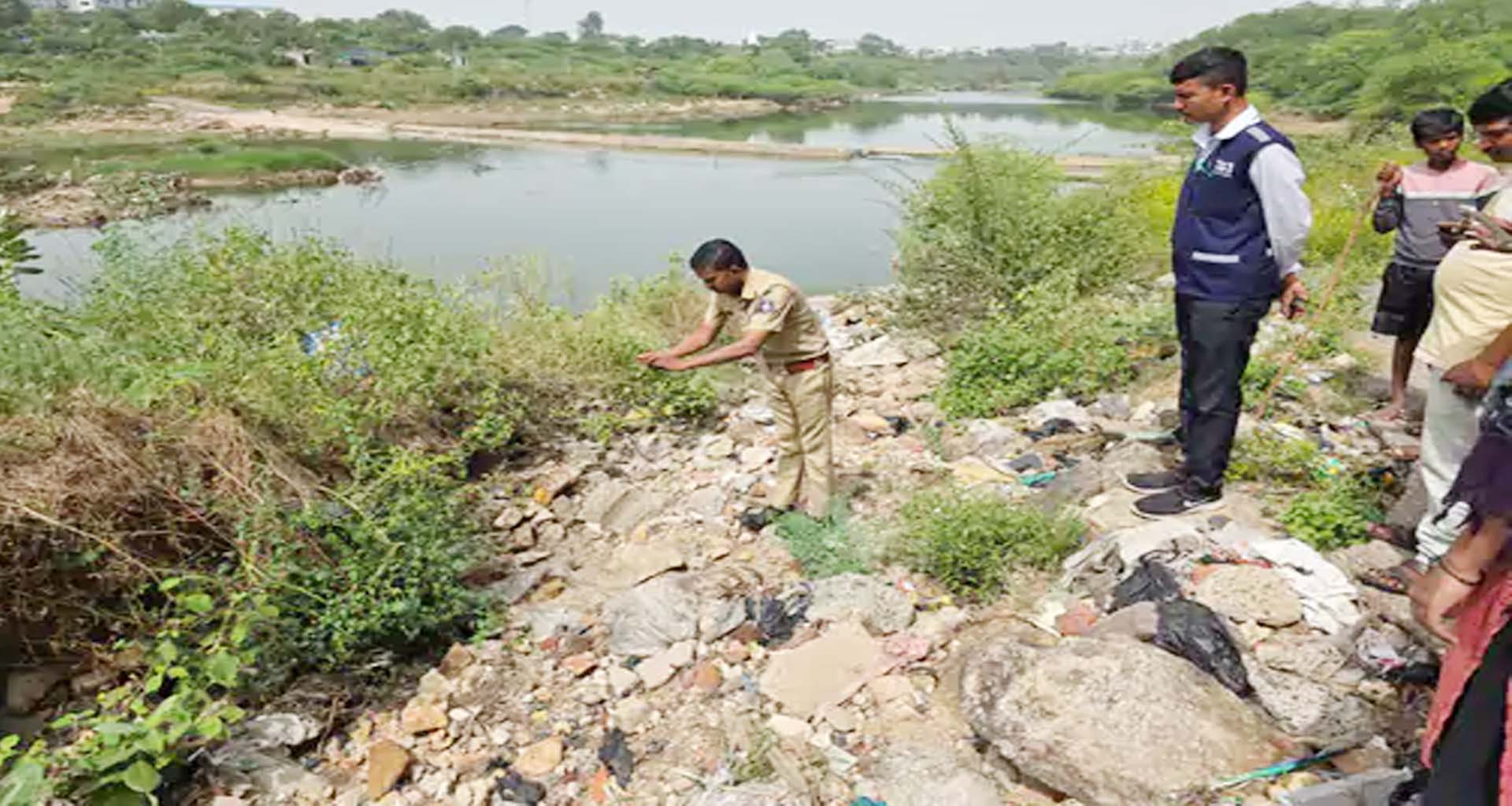 હિંમતનગરમાં હાથમતી નદીમાંથી મૃત ભ્રૂણ મળ્યું : પોલીસે તપાસ શરૂ