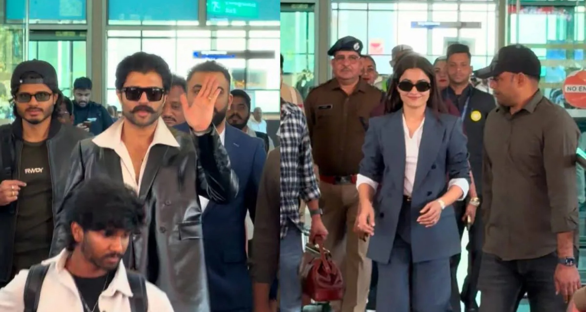 ગેંગસ્ટર લુકમાં વિજય દેવરકોંડા અને બોસી સ્ટાઇલમાં રશ્મિકા મંડન્ના, આ સ્ટાર કપલ તેમના લગ્ન માટે ઉદયપુર પહોંચ્યું