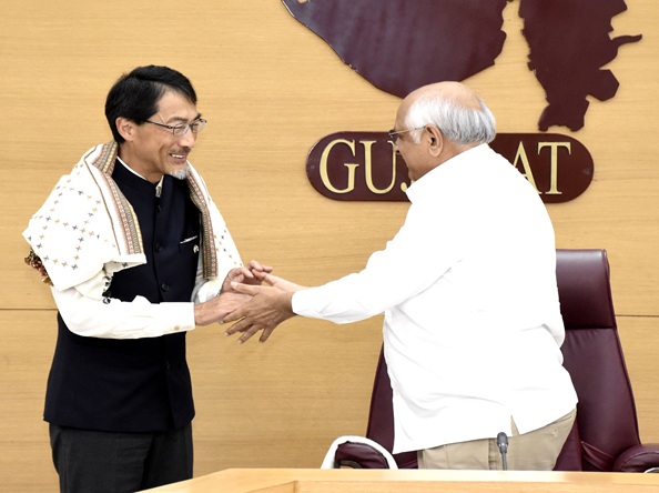 મુખ્યમંત્રી શ્રી ભૂપેન્દ્ર પટેલની ગાંધીનગરમાં શુભેચ્છા મુલાકાતે ભારતમાં જાપાનના રાજદૂત શ્રીયુત ઓનો કેઈચી