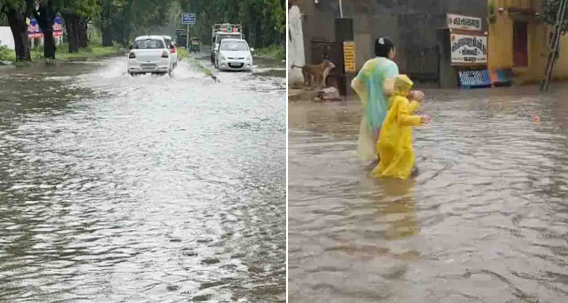 પાટણ સહિત જિલ્લામાં મેઘરાજા મનભરીને વરસતાં જળબંબાકારની સ્થિતિ સજૉઈ..!