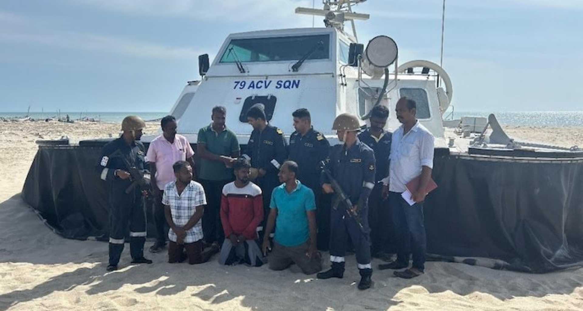 તમિલનાડુમાં ઘૂસણખોરી કરતા ગુનાહિત રેકોર્ડ ધરાવતા 3 શ્રીલંકન નાગરિકોની કોસ્ટ ગાર્ડે ધરપકડ કરી