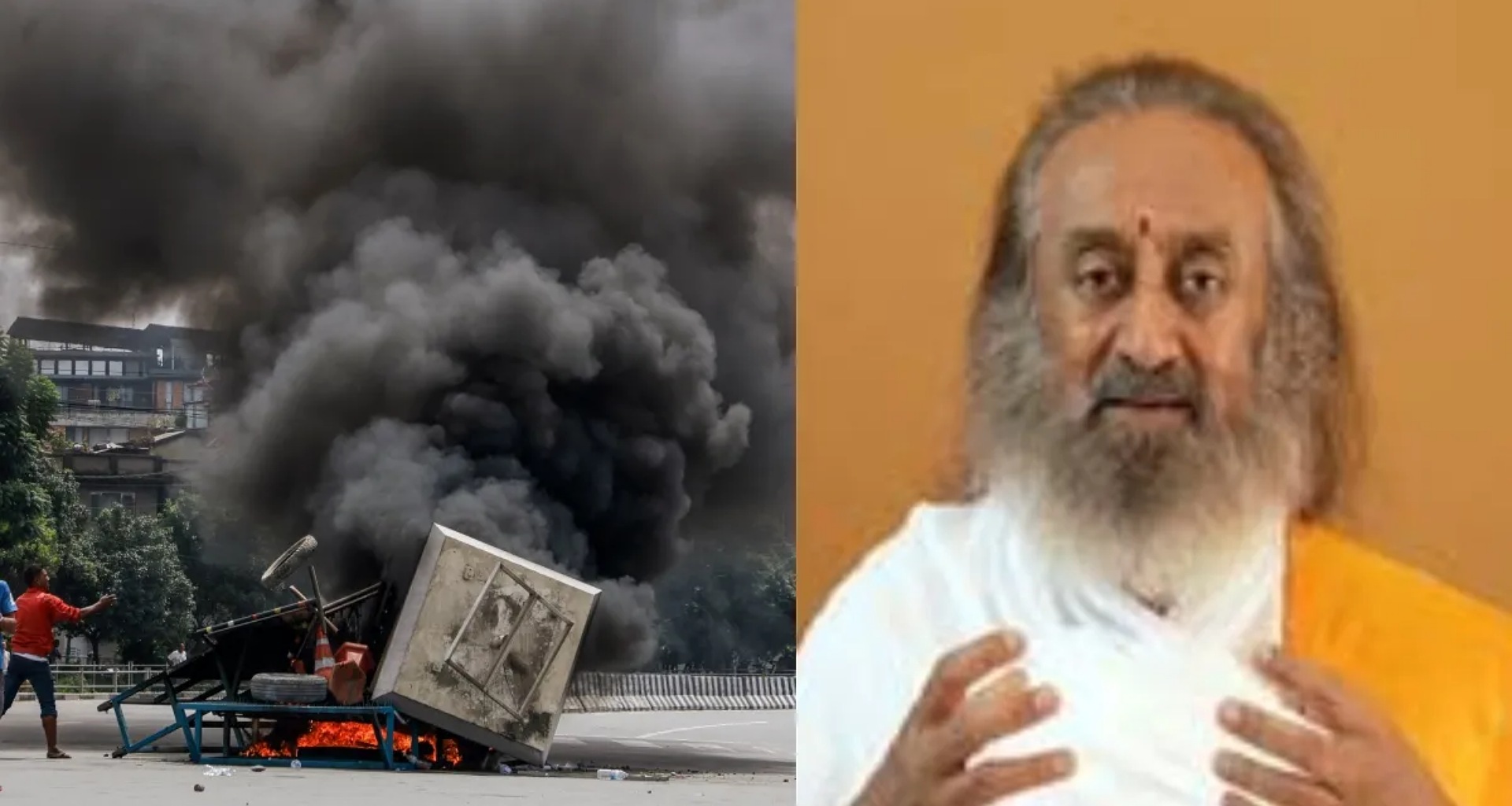 નેપાળ હિંસા પાછળ આંતરરાષ્ટ્રીય કાવતરું હોઈ શકે છે, યુવાનોમાં હતાશા વધી છે', શ્રી શ્રી રવિશંકરનું મોટું નિવેદન