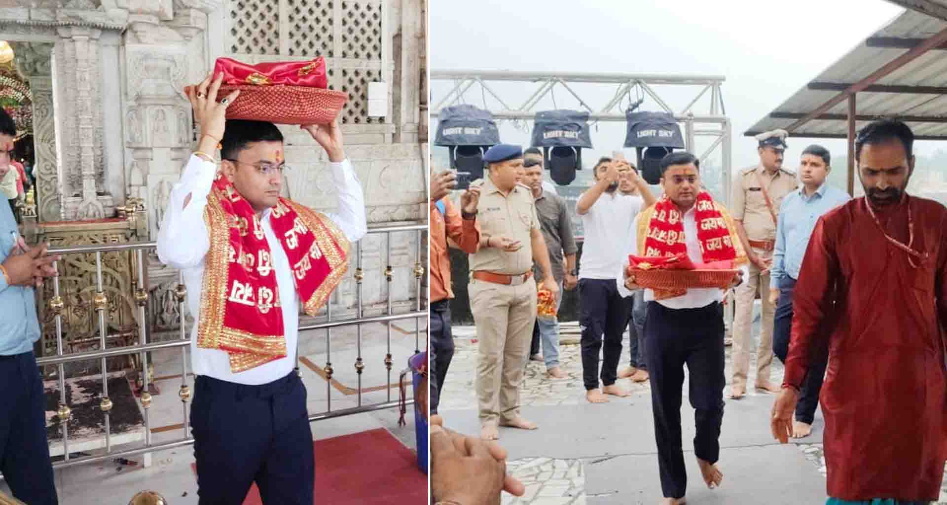 અંબાજી; એસપી પ્રશાંત સુમ્બેએ પોલીસ વડા તરીકેનો ચાર્જ સાંભાળ્યો, અંબાજી માતાના દર્શન કર્યા