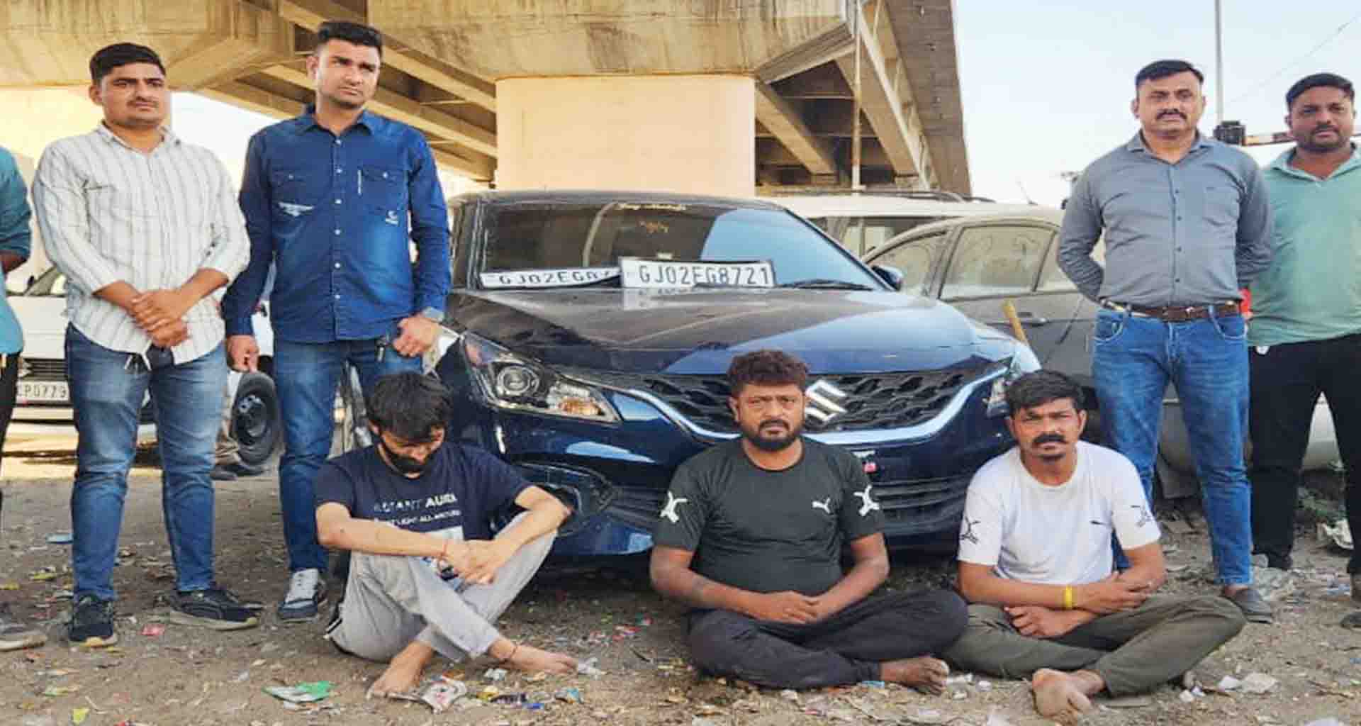 મહેસાણામાં હત્યાના ગુનામાં નાસી છૂટેલા 3 આરોપીઓને પોલીસે ગણતરીના દિવસોમાં પકડી પાડ્યા