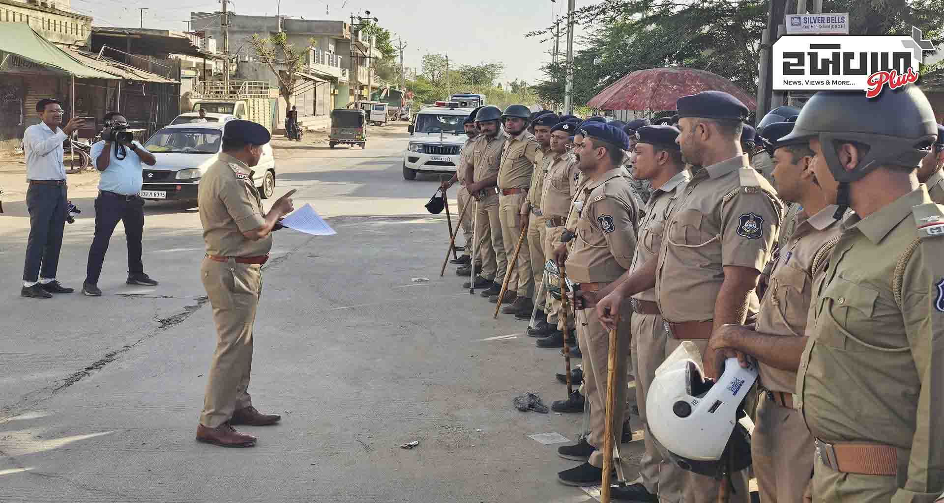 પાલનપુરના જનતાનગર વિસ્તારમાં પોલીસ દ્વારા કોમ્બિંગ હાથ ધરાયું