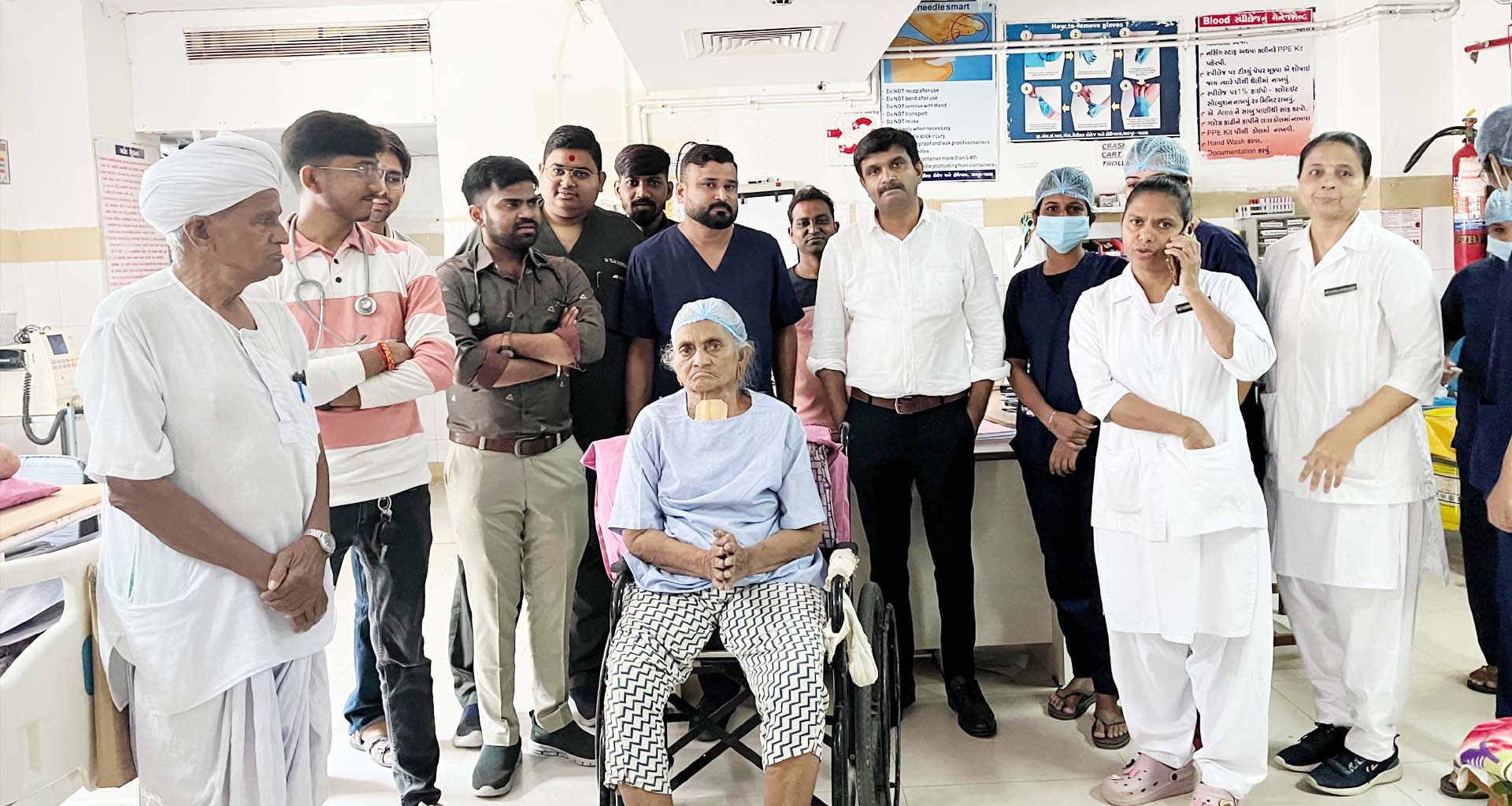 ધારપુર હોસ્પિટલમાં ૭૦ દિવસથી આઇસીસીયુમાં સારવાર લઈ રહેલ દર્દીને નવજીવન મળ્યું