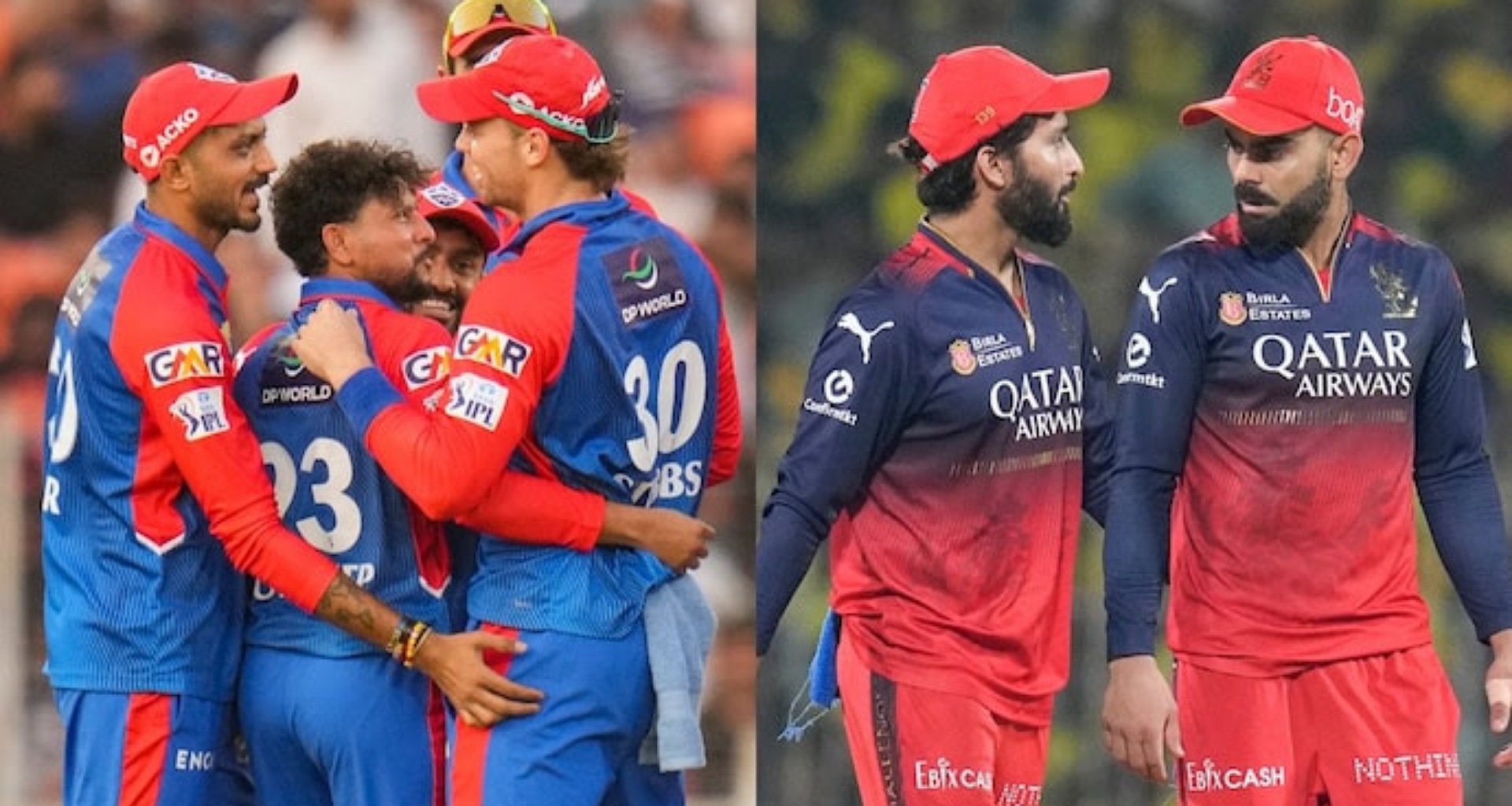 દિલ્હીમાં વિરાટ કોહલીના હોમગ્રાઉન્ડ પર DC સામે RCB ની નજર ટોચના સ્થાન અને બદલો લેવાની છે