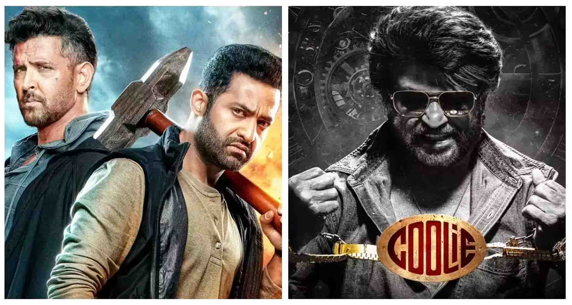 રજનીકાંતની કુલી અને ઋત્વિક રોશનની વોર 2 બોક્સ ઓફિસ પર આમને-સામને