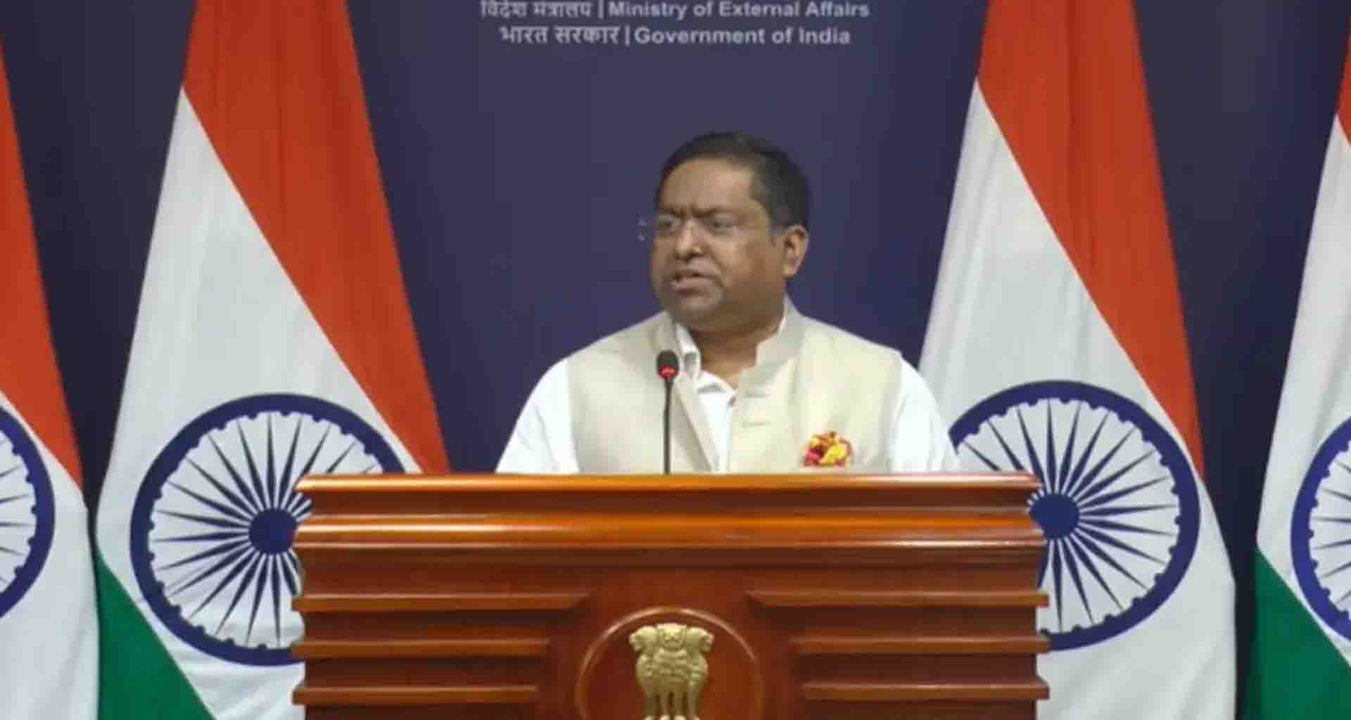 વિદેશ મંત્રાલયે વ્હાઇટ હાઉસના વેપાર સલાહકાર પીટર નાવારોના નિવેદનોને નકારી કાઢ્યા