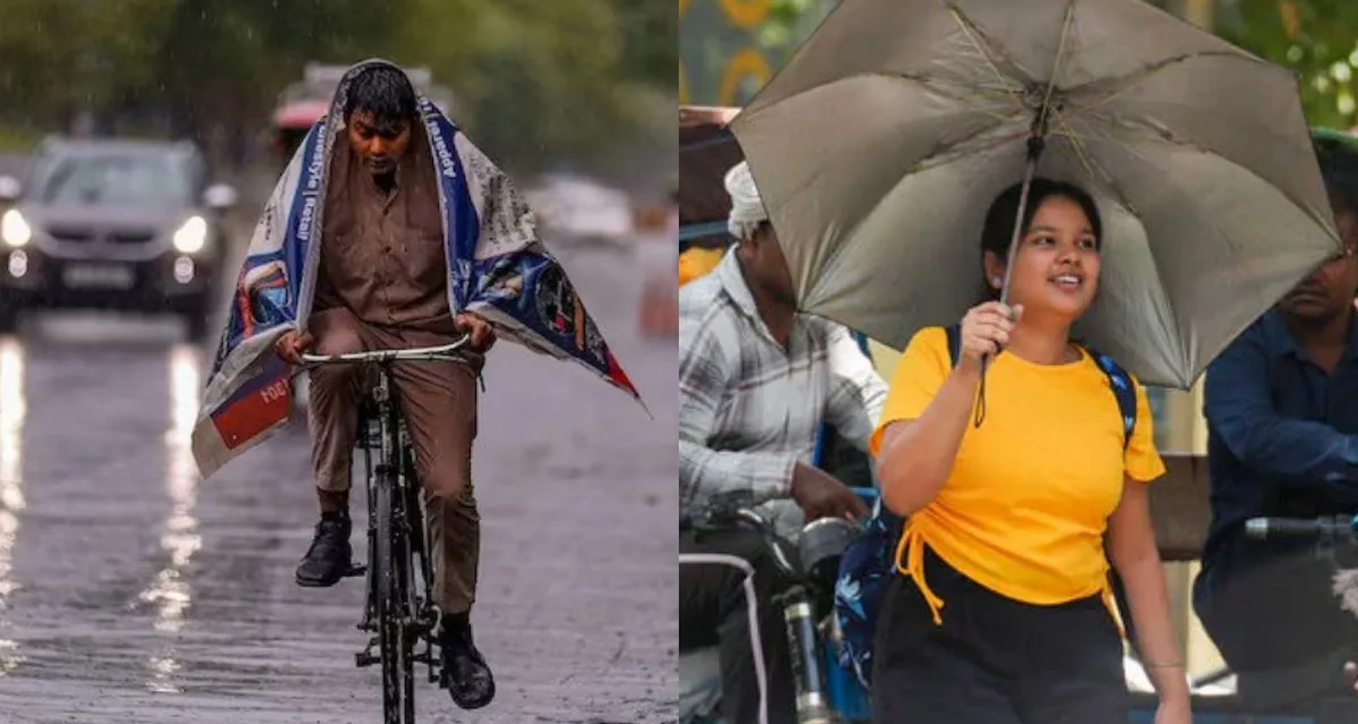 આજનું હવામાન: મુંબઈના ઘણા વિસ્તારોમાં સતત વરસાદ, દિલ્હી-એનસીઆરની પણ સ્થિતિ જાણો