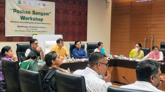 “ગાંધીનગર જિલ્લામા બાળકોના પ્રપોષણ દૂર કરવા માટે “પોષણ સંગમ” કાર્યક્રમ યોજવામાં આવ્યો”