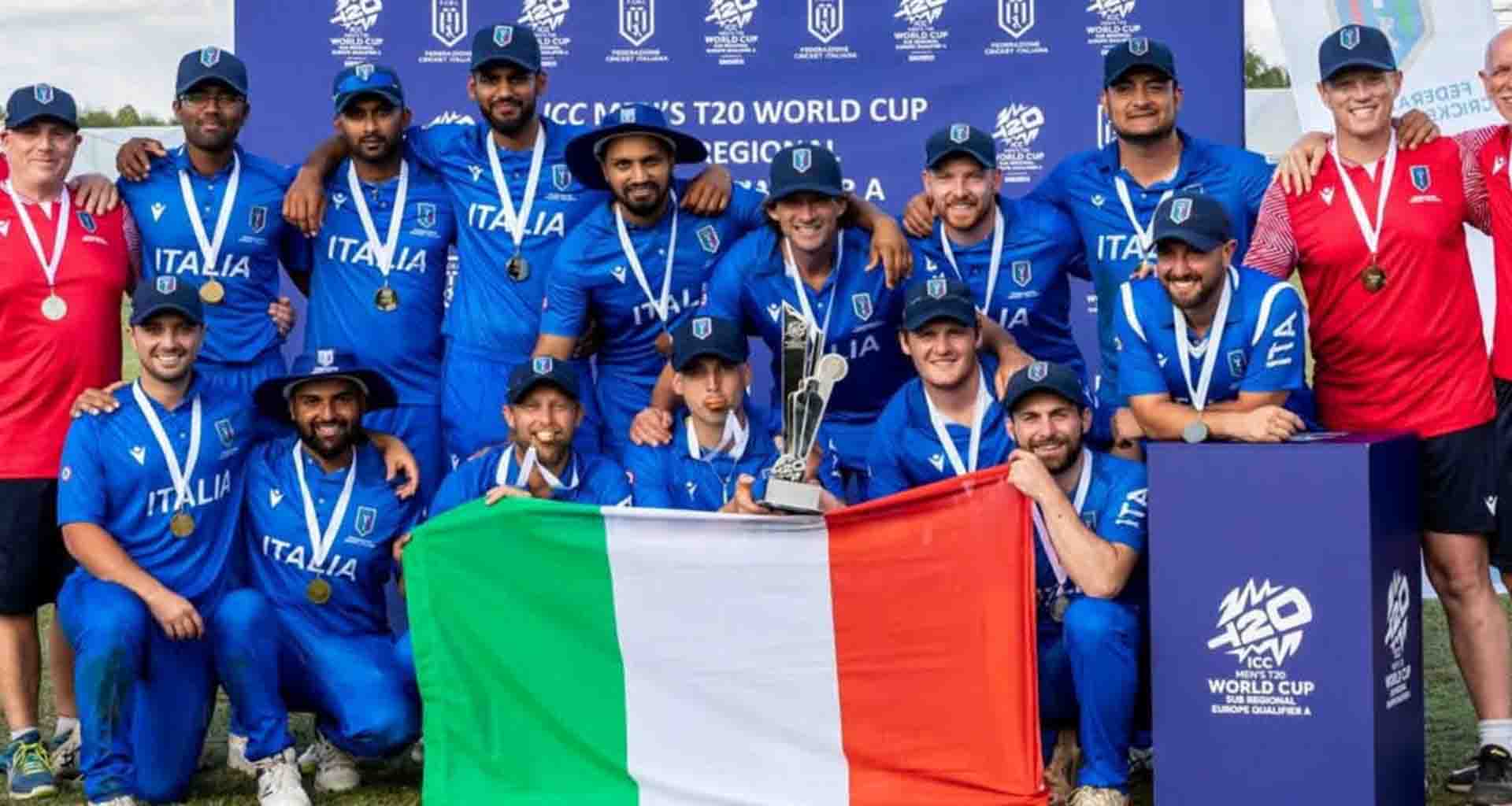 બે ટીમો T20 વર્લ્ડ કપ 2026 માટે ક્વોલિફાય; ઇટાલી પહેલી વાર પ્રવેશ્યું