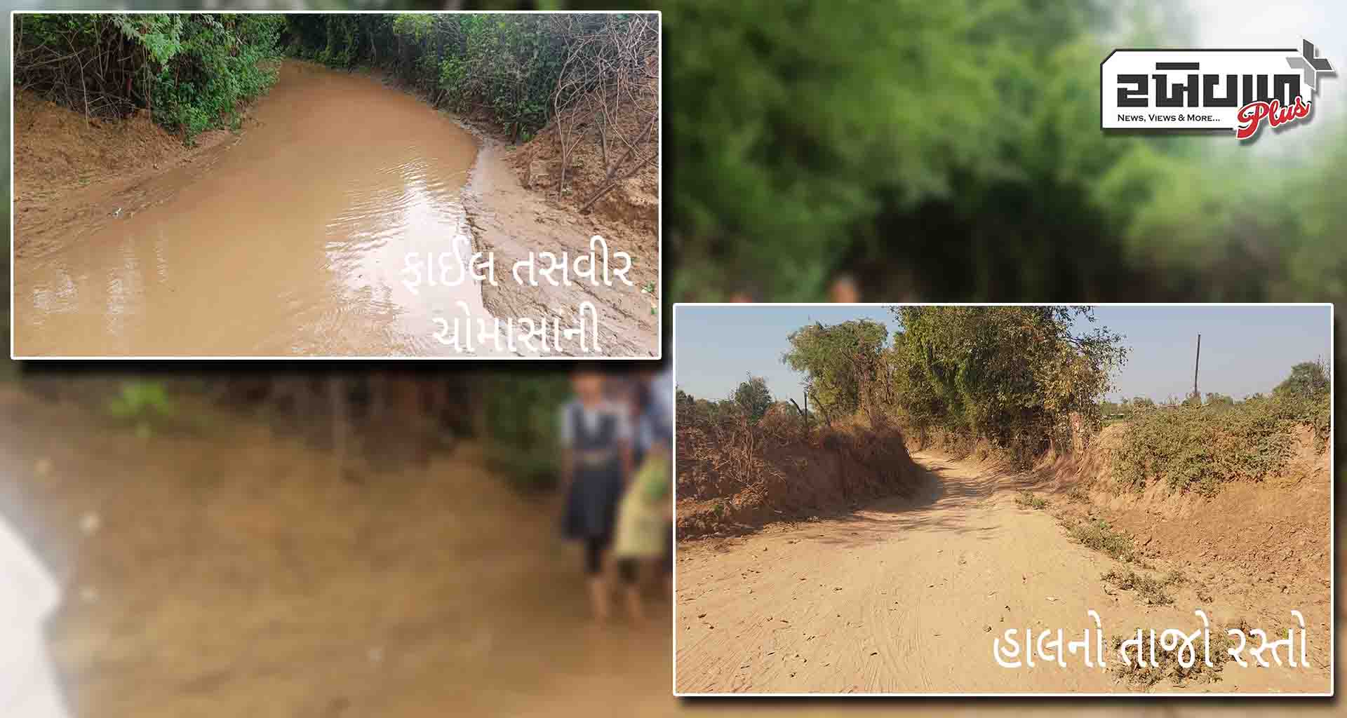 રવિયા નજીક ભૂતિયા તળાવને જોડતા કાચા માર્ગને પાકો બનાવવા જિલ્લા કક્ષાથી માંડી મુખ્યમંત્રી સુધી રજૂઆત