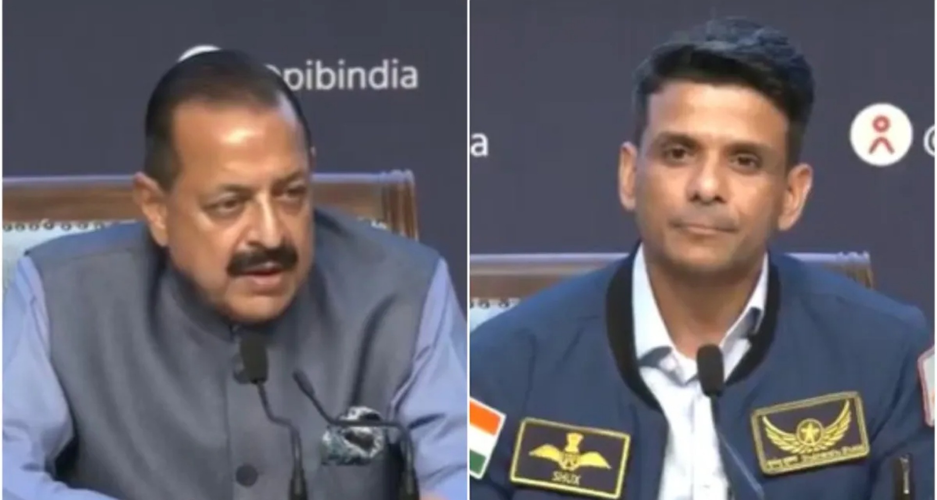 આજે પણ ભારત અવકાશમાંથી સારું દેખાય છે', શુભાંશુ શુક્લા એક પ્રેસ કોન્ફરન્સમાં બોલ્યા