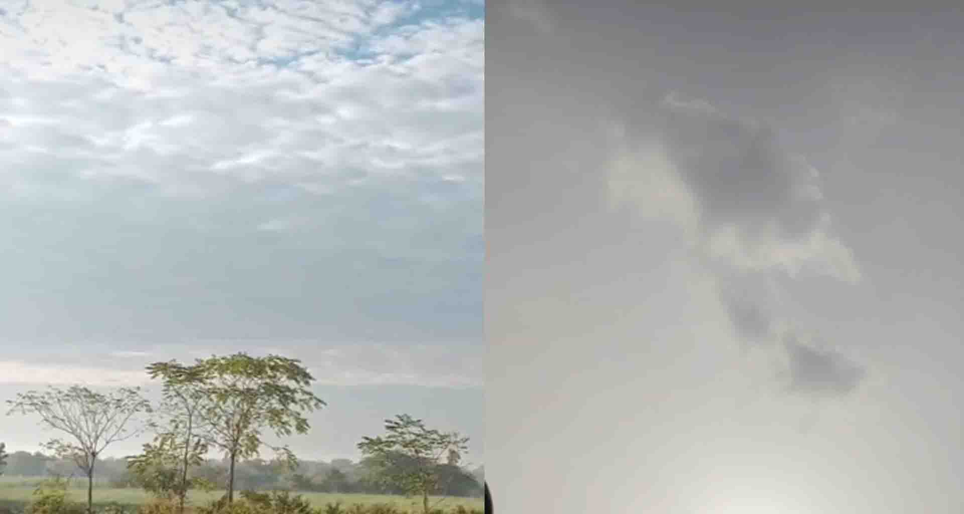 આકાશમાં વાદળા ગોરંભાતા ગરમીમાં આંશિક ઘટાડો નોંધાયો