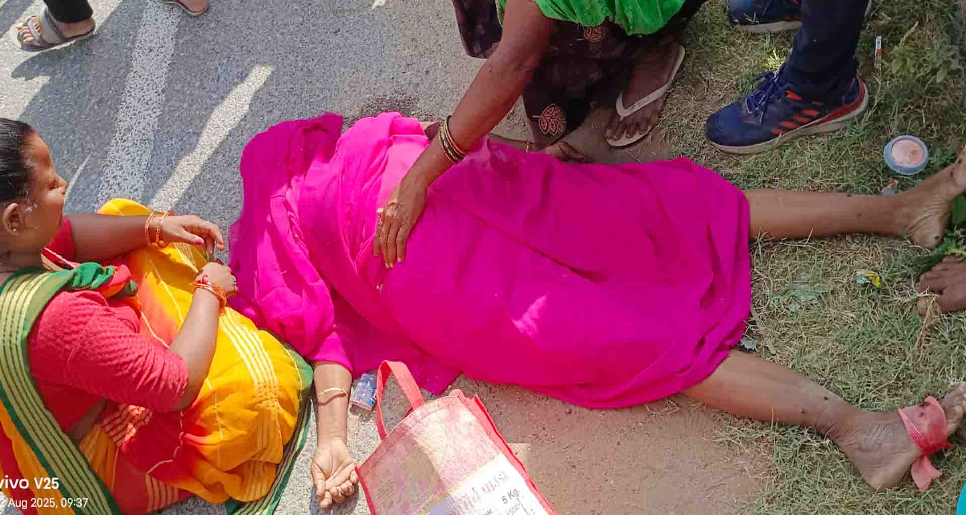 ડીસા ભીલડી હાઇવે પર ગંભીર અકસ્માત સર્જાયો :  મહિલાનું કરુણ મોત