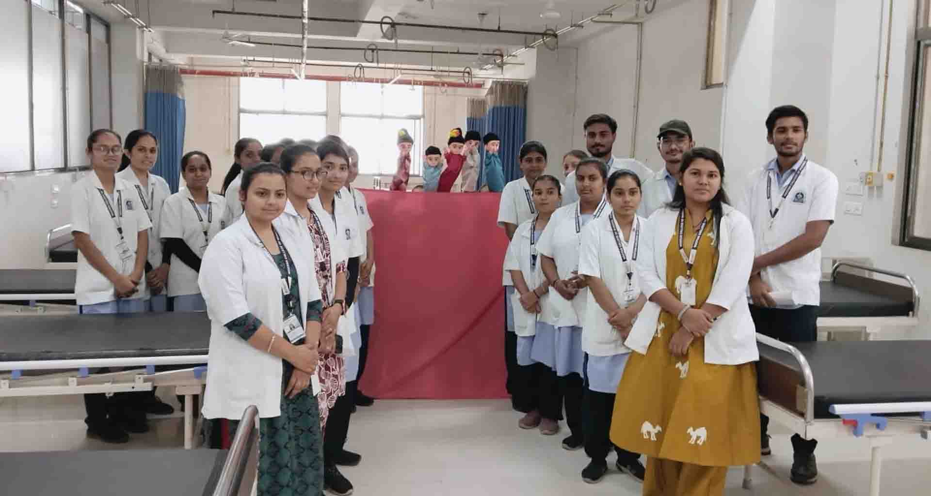 વિસનગર નૂતન કોલેજ ઓફ નર્સિંગ દ્વારા વિશ્વ રસીકરણ સપ્તાહની ઉજવણી કરવામાં આવી