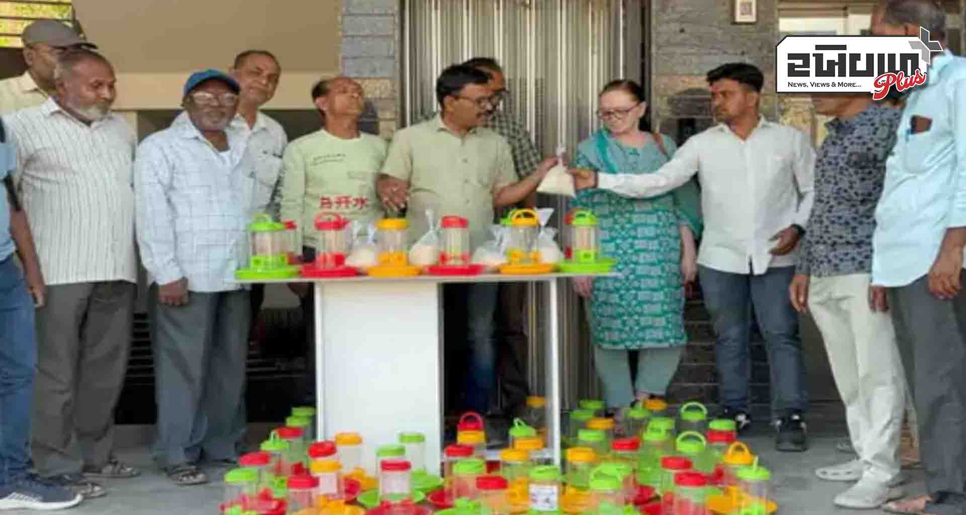 પાટણના મણીભદ્ર હાઈટ્સ ખાતે વિશ્વ ચકલી દિવસની સેવાકીય પ્રોજેક્ટ સાથે ઉજવણી