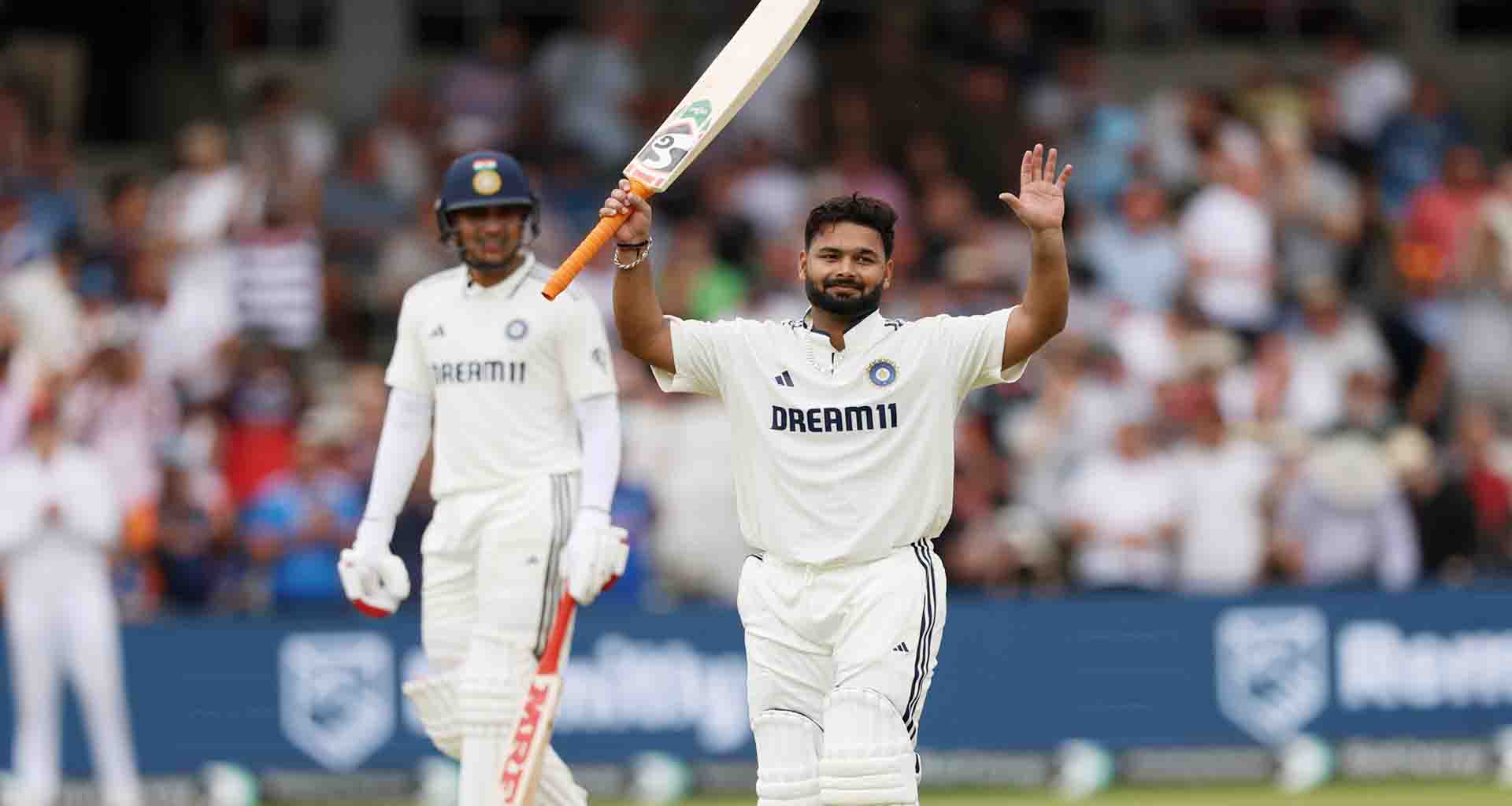 ઋષભ પંતે ઇંગ્લેન્ડ સામેની પ્રથમ ટેસ્ટમાં શાનદાર સદી ફટકારીને ઇતિહાસ રચ્યો