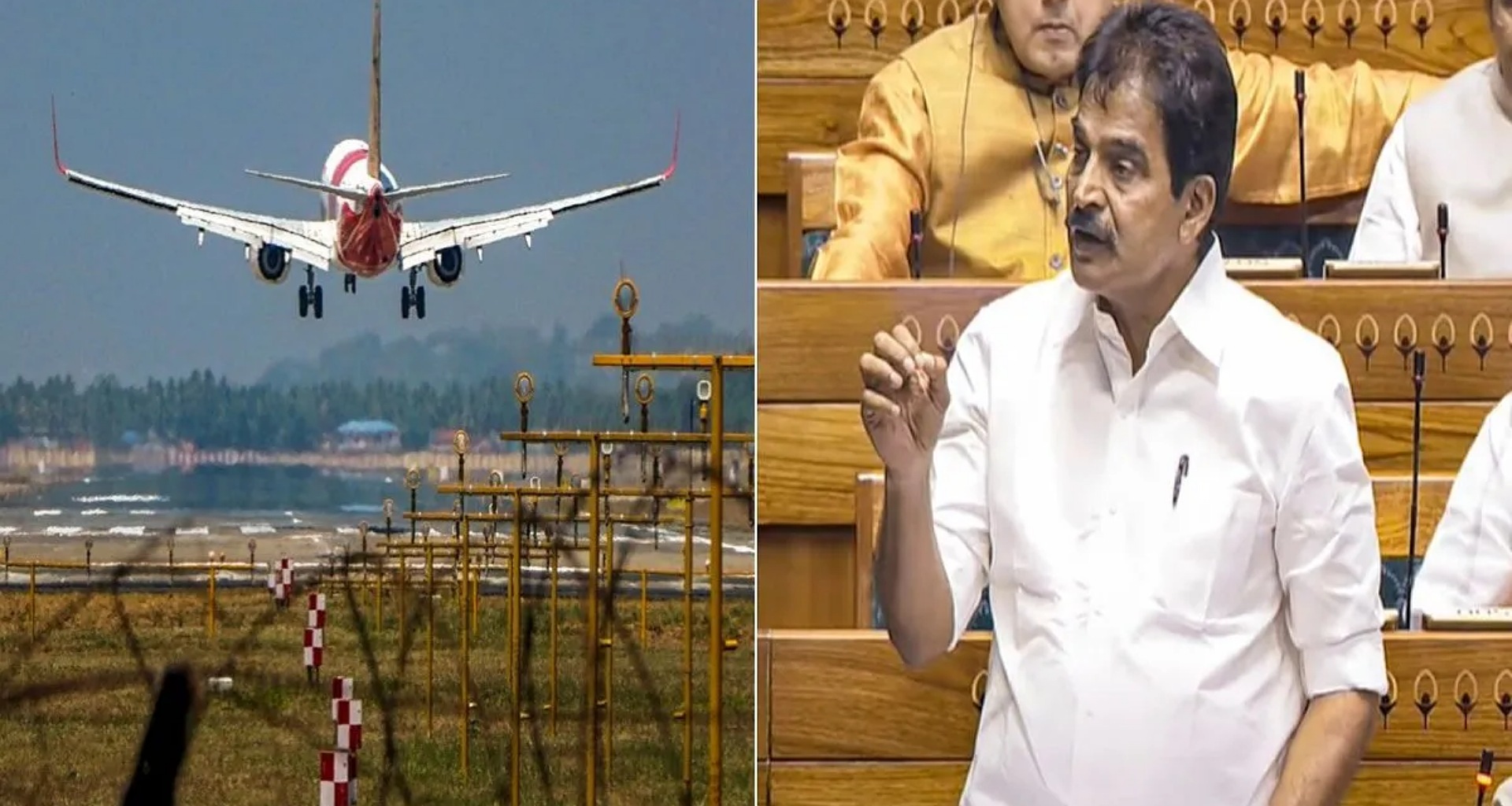 અનેક સાંસદોને લઈ જતી એર ઈન્ડિયાની વિમાનમાં સમસ્યા સર્જાઈ, કેસી વેણુગોપાલે કહ્યું- નસીબના બળે અમે બચી ગયા