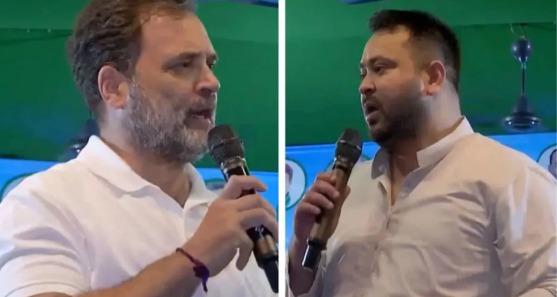 તેજસ્વી યાદવે ચૂંટણી પંચ પર પ્રહાર કર્યા, રાહુલ ગાંધીએ પણ નિશાન સાધ્યું, કહ્યું- "તેઓ મારી પાસેથી સોગંદનામું માંગે છે પણ અનુરાગ ઠાકુર પાસેથી નહીં"