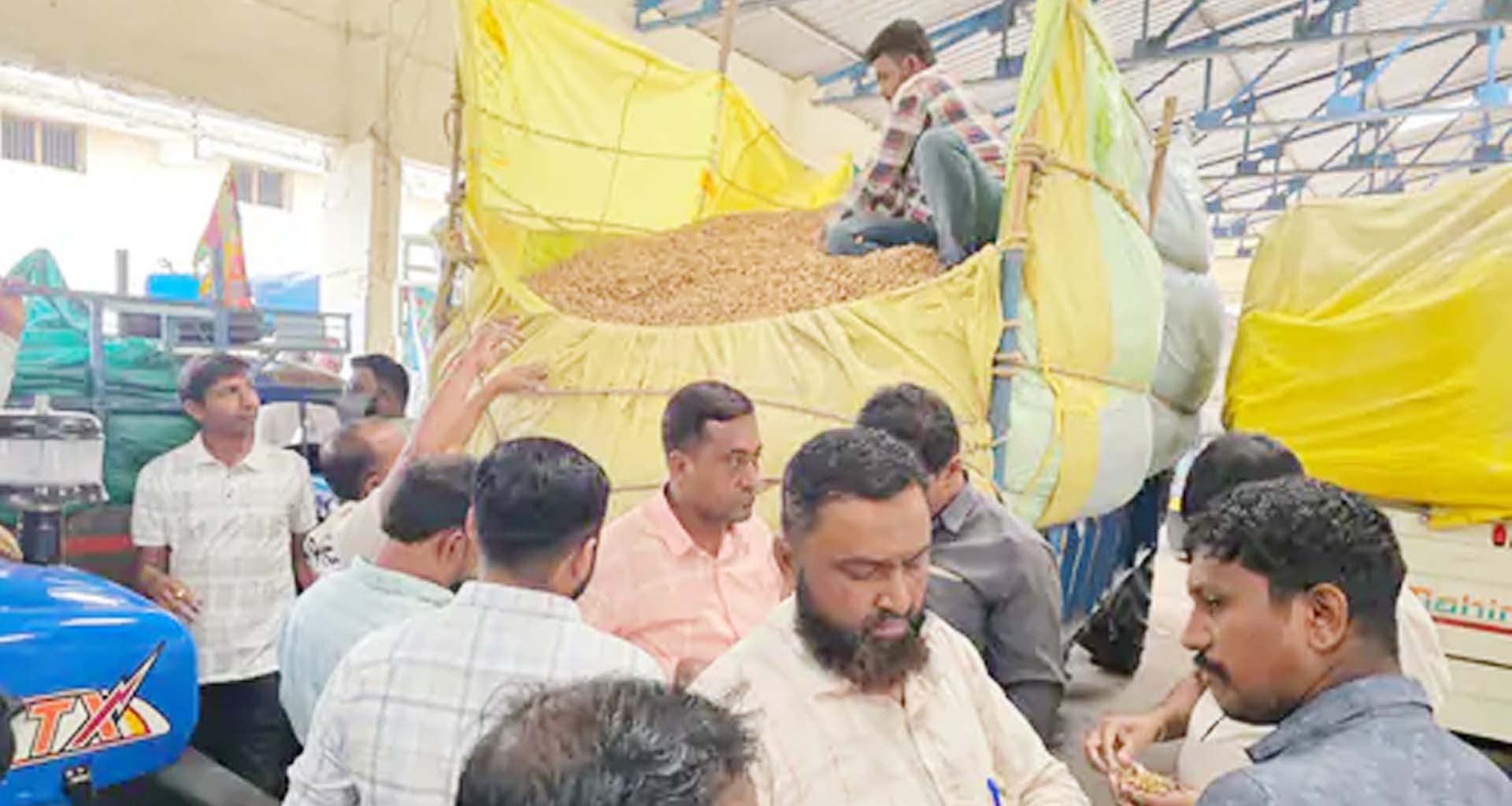 આજથી હિંમતનગર માર્કેટયાર્ડમાં હરાજી શરૂ : મગફળી અને કપાસની ખરીદી શરૂ