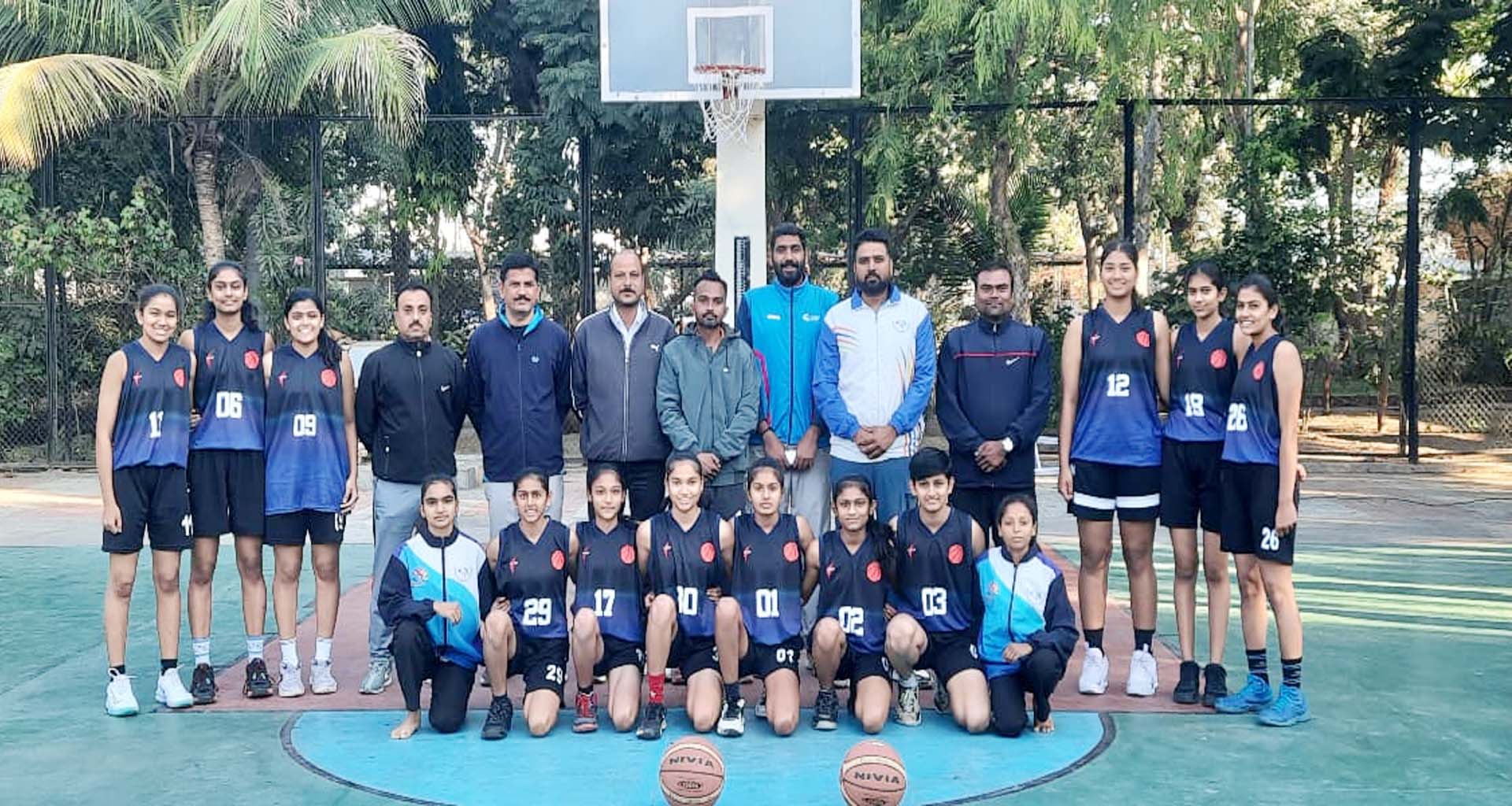 પાટણ બી.ડી.વિધાલયની ટીમે બાસ્કેટબોલ મધ્યઝોન ખેલમહાકુંભમાં પ્રથમ સ્થાન પ્રાપ્ત કયુઁ