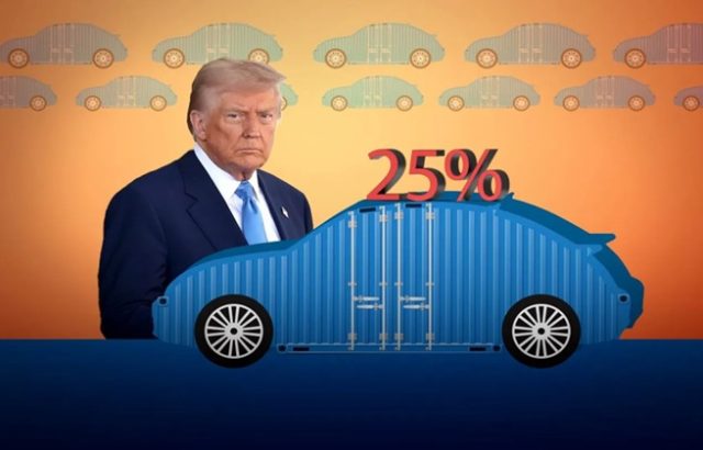 ડોનાલ્ડ ટ્રમ્પે વિદેશી ઉત્પાદિત વાહનો પર 25 ટકા ટેરિફની જાહેરાત કરી