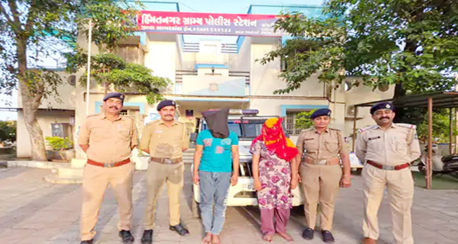 હિંમતનગરમાં બાળકી અપહરણ કેસ : અપહરણ કરનાર દંપતીના બે દિવસના રિમાન્ડ મંજૂર