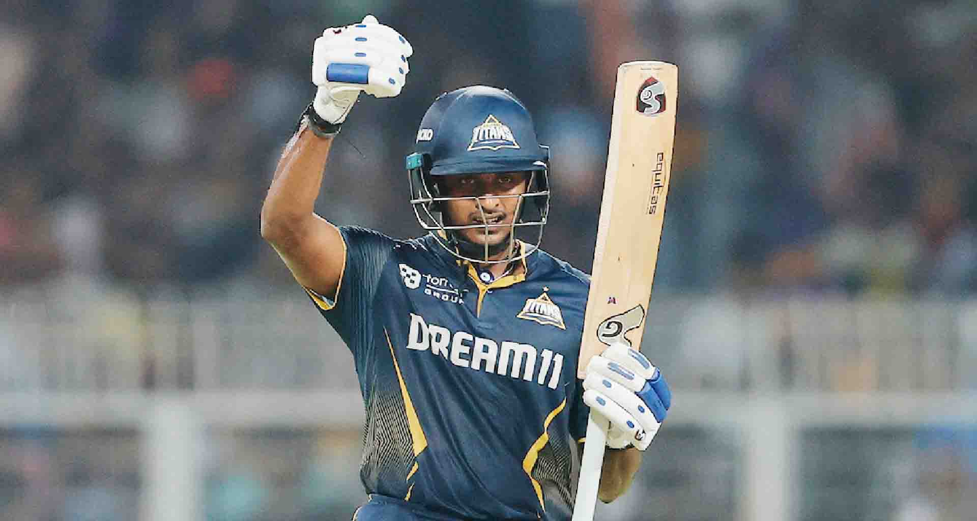 ગુજરાત ટાઇટન્સના સાઇ સુદર્શને T20 ક્રિકેટમાં 2000 રન બનાવનાર સૌથી ઝડપી ભારતીય બેટ્સમેન