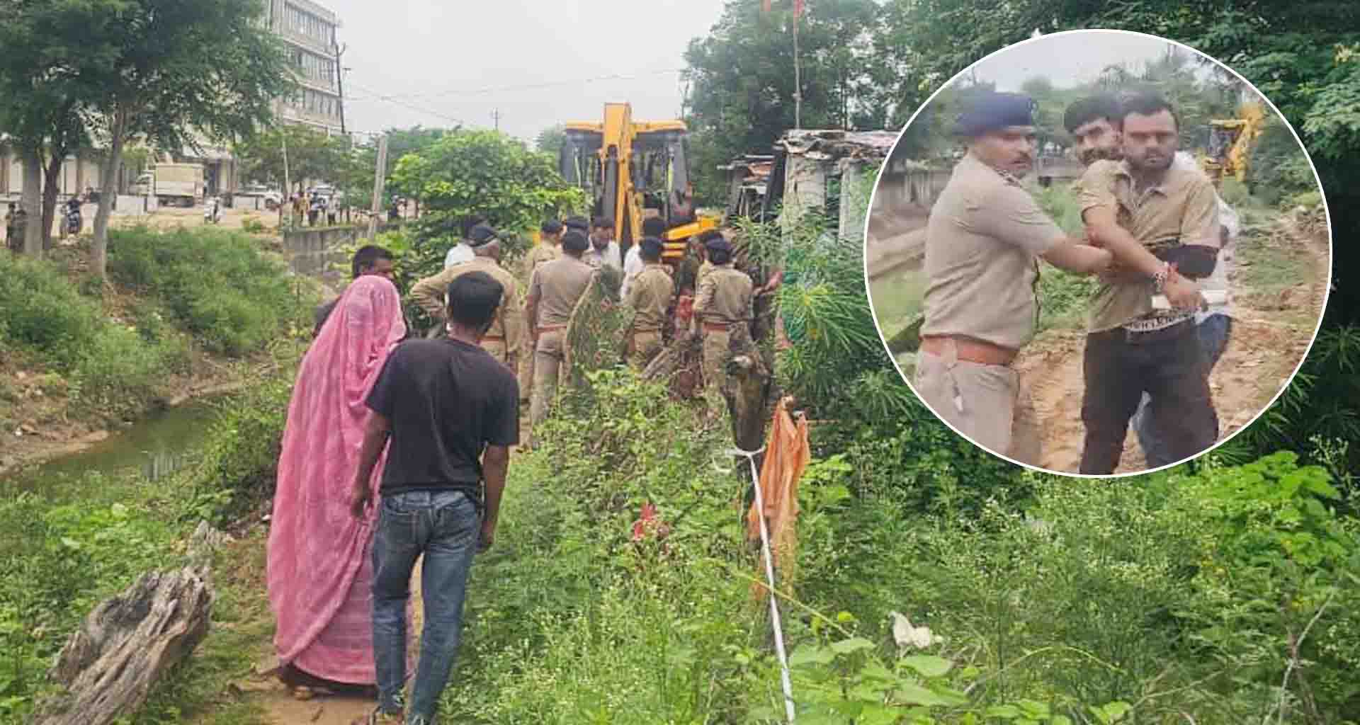 પાટણ શહેરમાં સિચાઈ વિભાગની ખુલ્લી જમીન પર વર્ષોથી દબાણ કરી રહેતા દબાણ કારોના દબાણો દુર કરાઈ