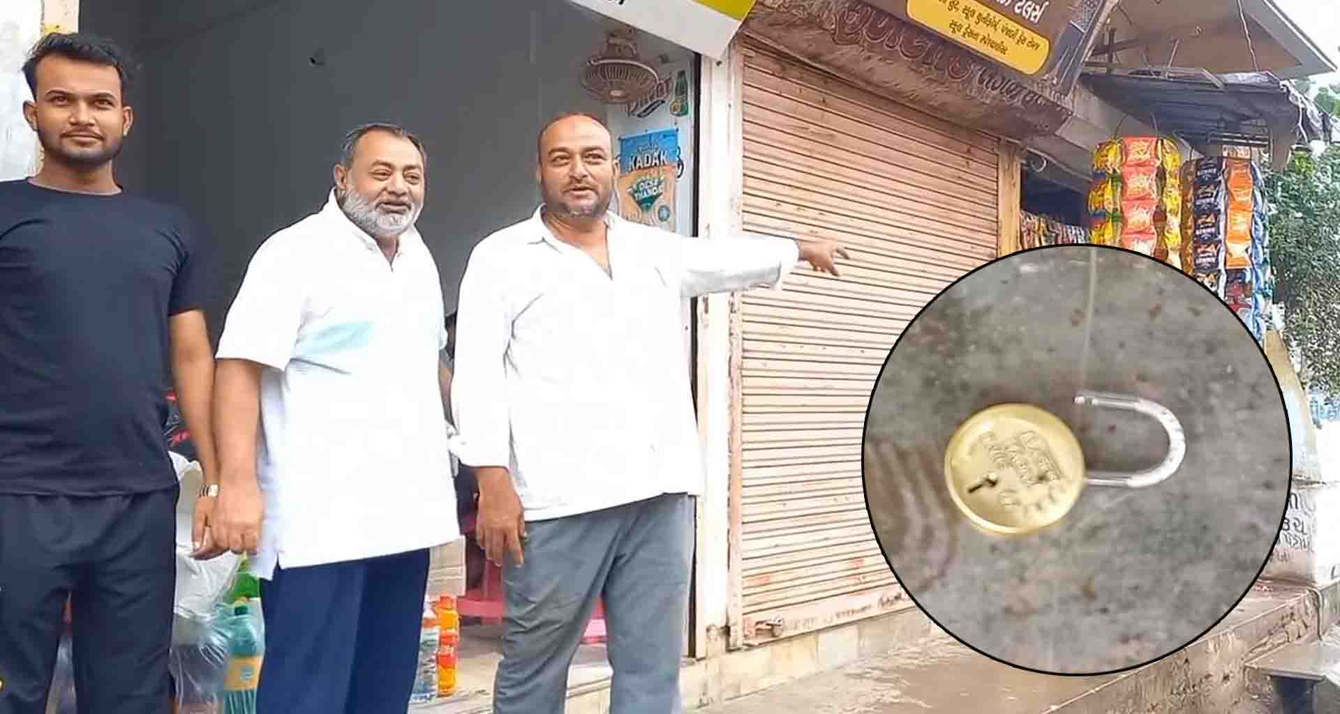 પાલનપુરમાં પોલીસને પડકાર ફેંકતા તસ્કરો નાની બજારમાં છ દુકાનના તાળાં તૂટયા; વેપારીઓમાં રોષ