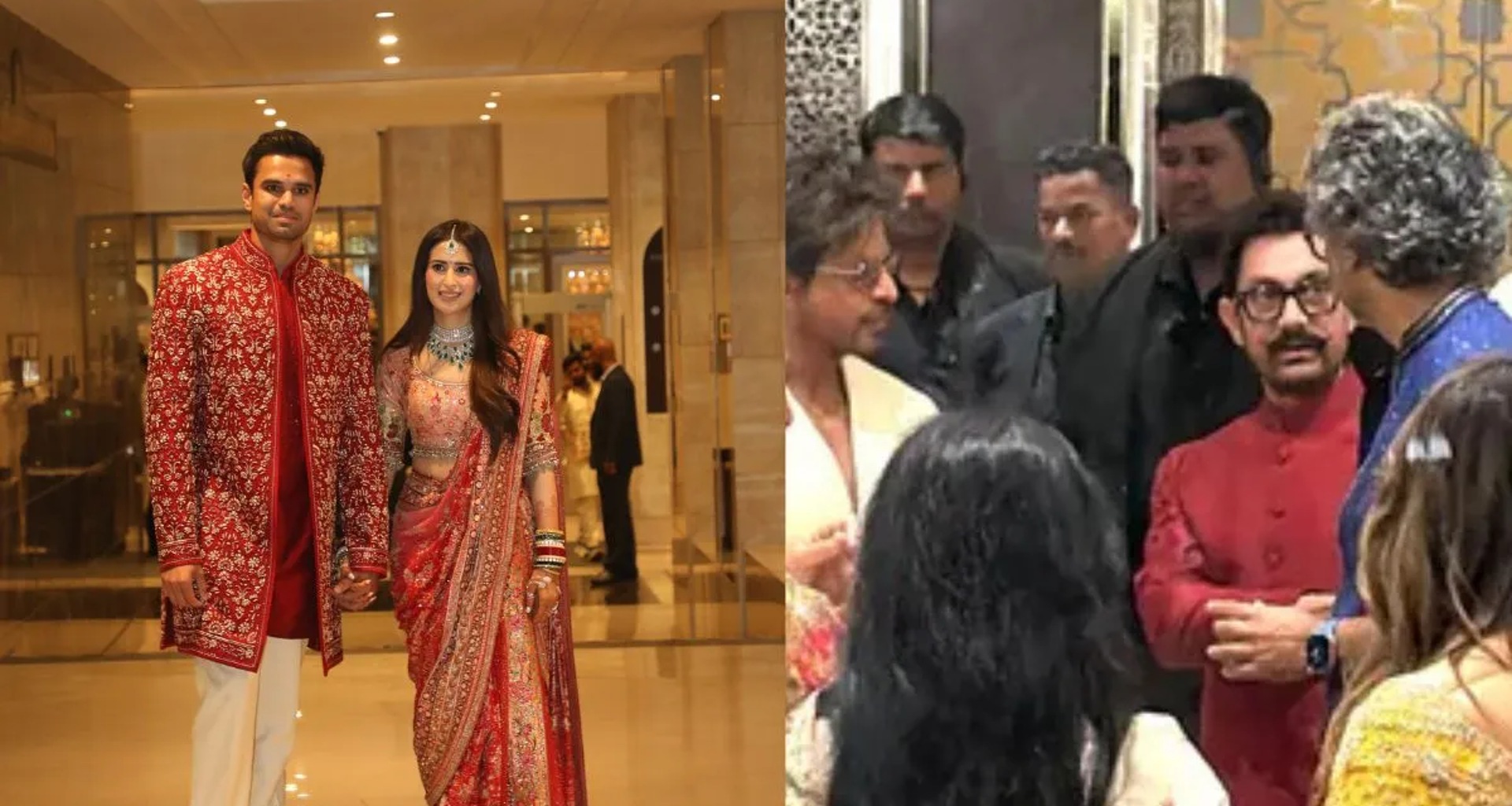 અર્જુન-સાનિયાના લગ્નમાં શાહરૂખ અને આમિર ખાન સ્ટારે આપી હાજરી; ખાસ ક્ષણ કેમેરામાં કેદ થઈ