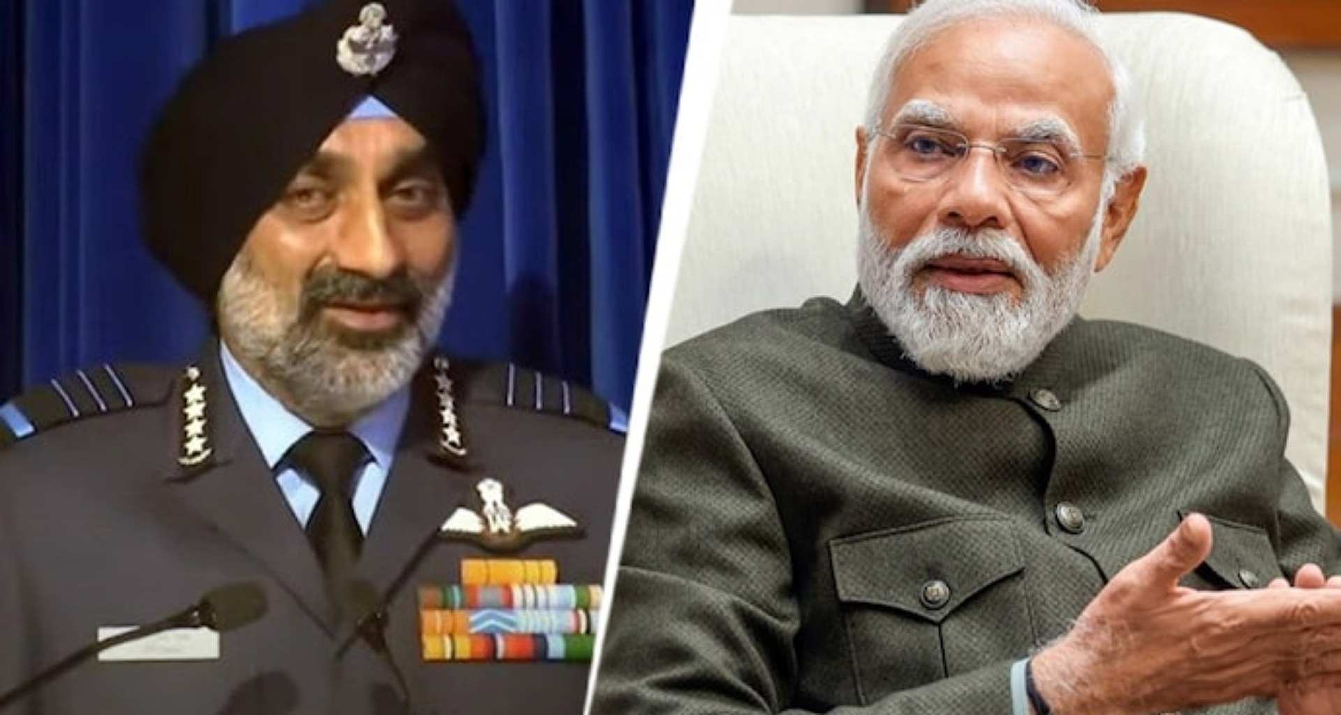 પહેલગામ હુમલા અંગે પાકિસ્તાન સાથે વધી રહેલા તણાવ વચ્ચે પ્રધાનમંત્રીએ એર ચીફ માર્શલને મળ્યા