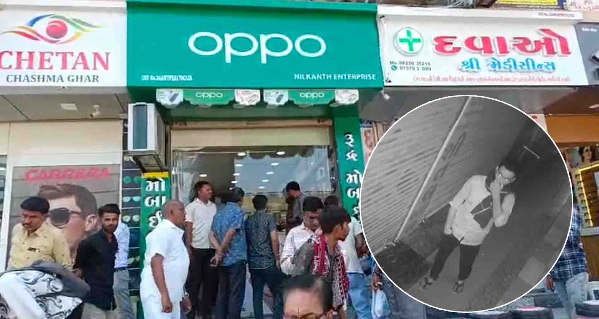 રાધનપુર; શોપિંગમાં ચોરીની ઘટના, દુકાનના તાળા તૂટ્યા, તસ્કરોએ રાત્રીના સમયે મોબાઈલની દુકાનમા કરી ચોરી