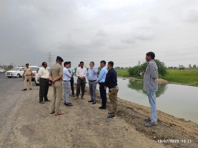 અમદાવાદ રાજકોટ નેશનલ હાઇવે પર સ્થિત પુલને પહોળો કરવાની કામગીરી ઝડપથી પૂર્ણ કરવા સૂચન કર્યા