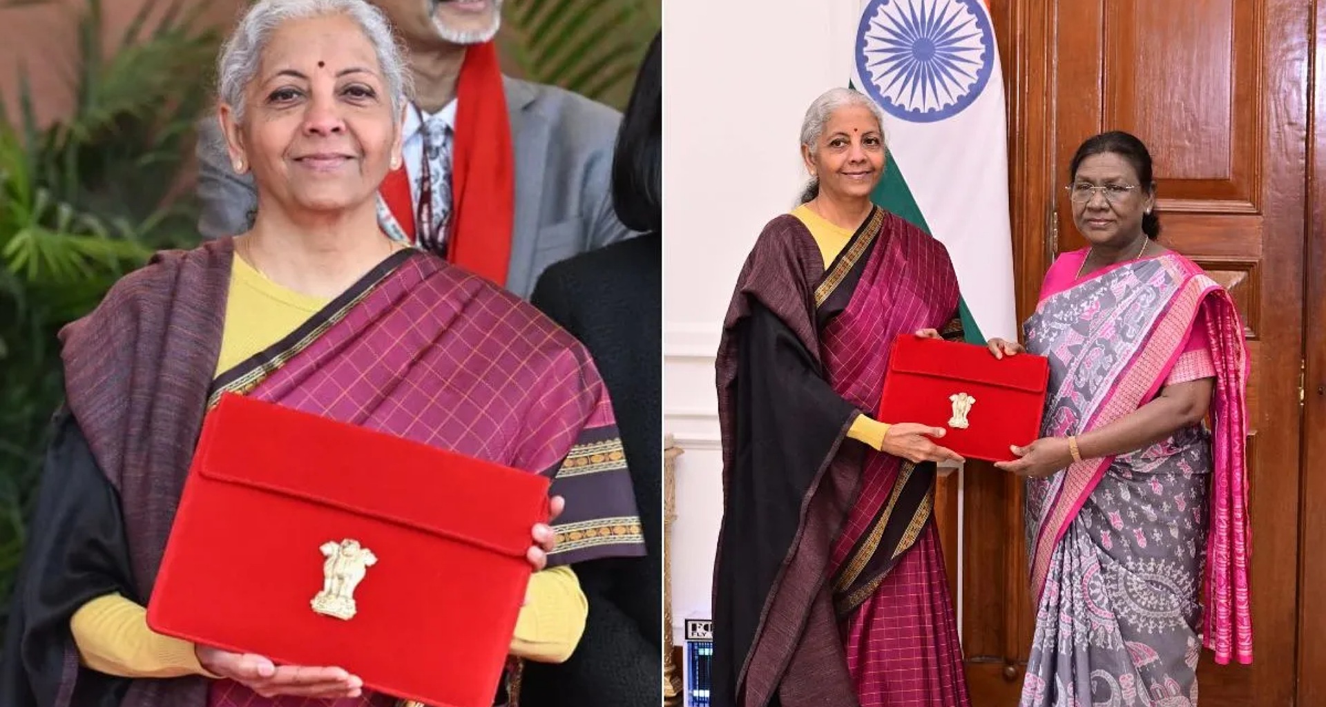 બજેટ દરમિયાન નિર્મલા સીતારમણની સાડી ચર્ચામાં, જાણો શું હતું તેમાં ખાસ