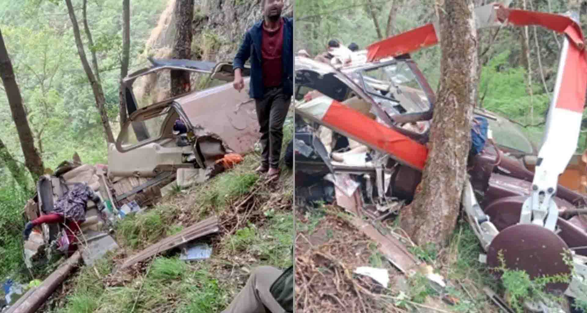 ઉત્તરાખંડના ઉત્તરકાશીમાં હેલિકોપ્ટર ક્રેશ; અકસ્માતમાં 5 મુસાફરનાં મોત