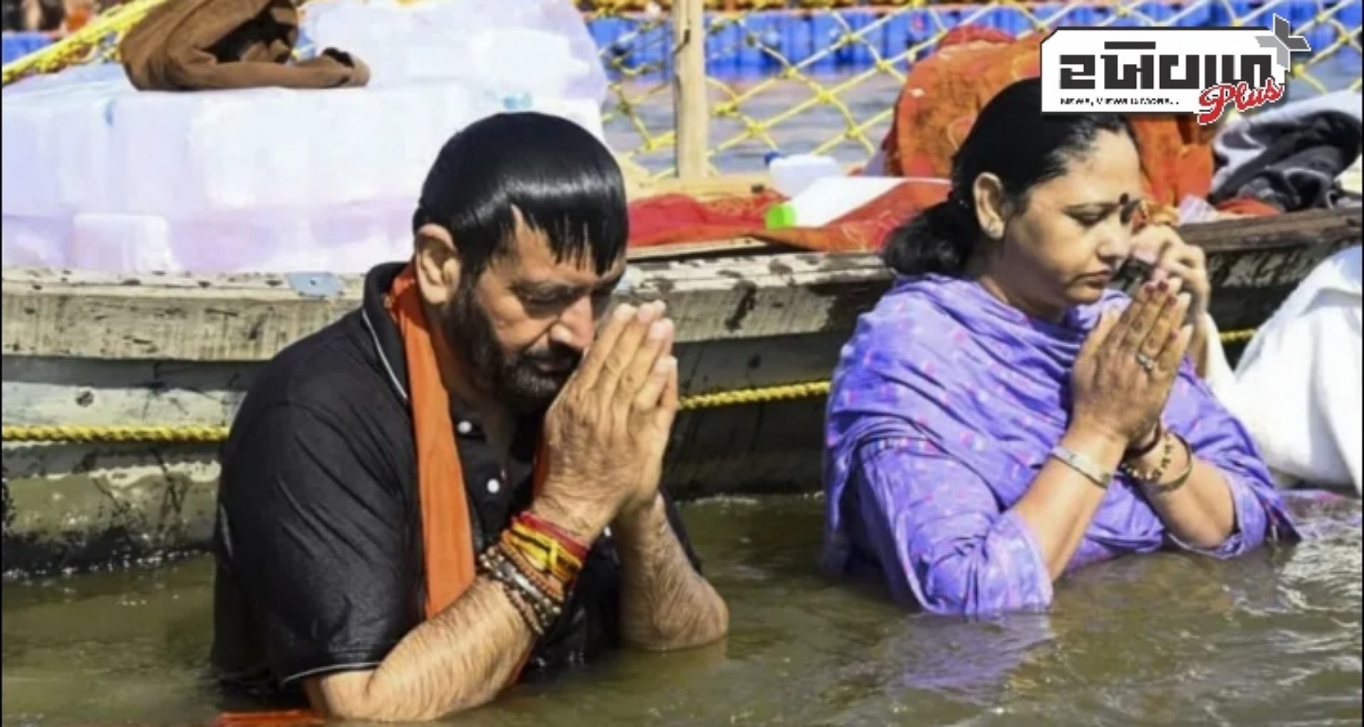 મહાકુંભ: હરિયાણાના સીએમ સૈનીએ સંગમમાં લગાવી ડૂબકી