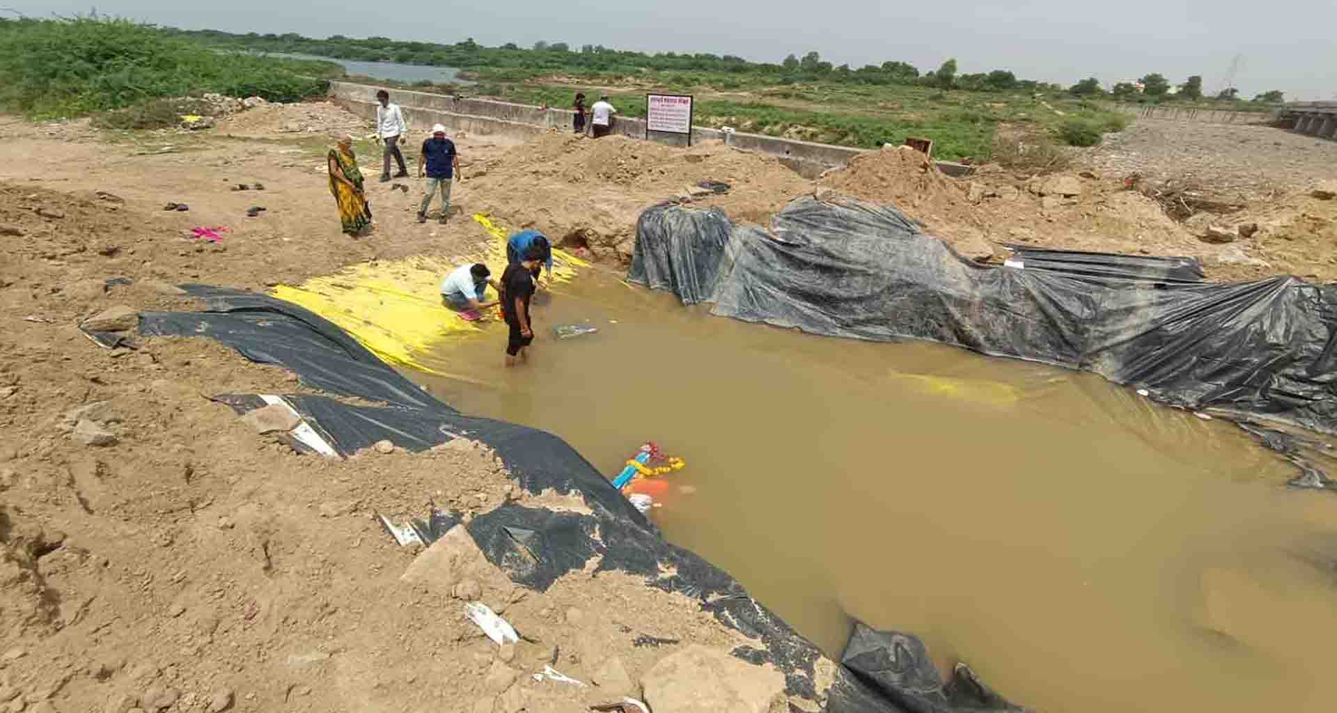 વષૅ ૨૦૨૪ મા સરસ્વતી નદીમાં ગણેશ વિસર્જન દરમિયાન બનેલી ઘટનાને પગલે ચાલુ વર્ષે એલર્ટ બનતું તંત્ર