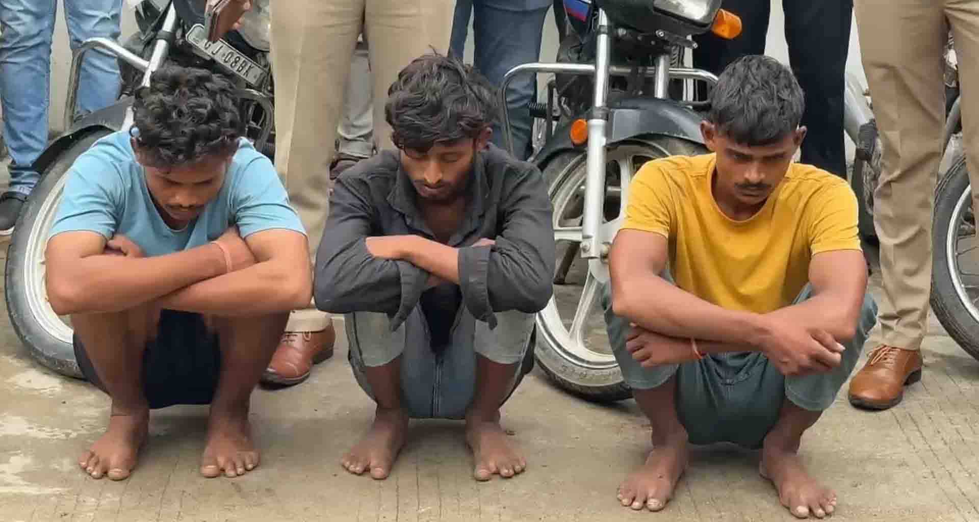 પાલનપુર પશ્ચિમ પોલીસે 6 બાઇકો સાથે 3 શખ્સોને ઝડપી લીધા...!