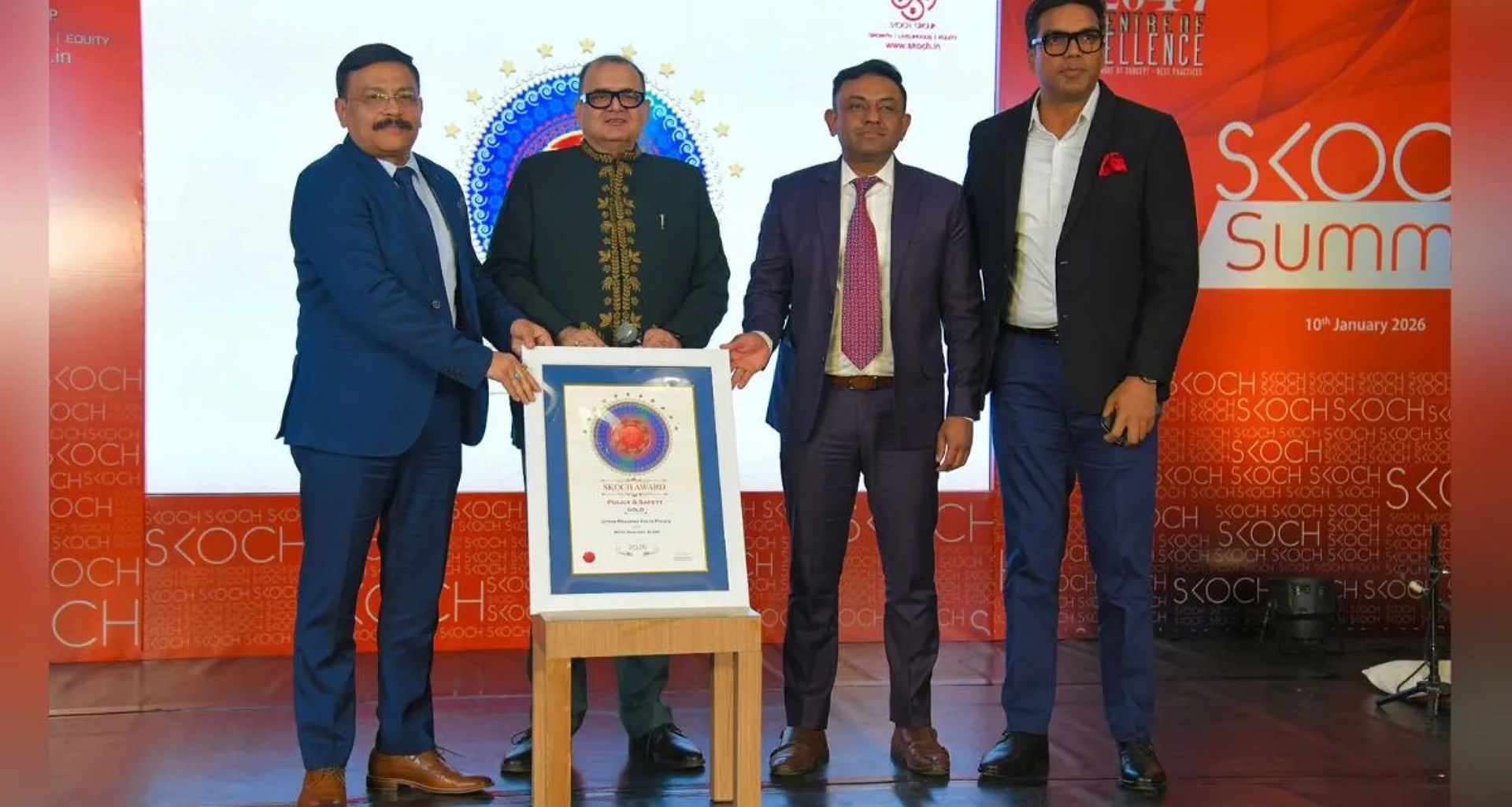 મહાકુંભ-2025 માં સ્થપાયેલ ICCC અને યુપી પોલીસના મેટા સુસાઈડલ એલર્ટને SKOCH ગોલ્ડ એવોર્ડ મળ્યો