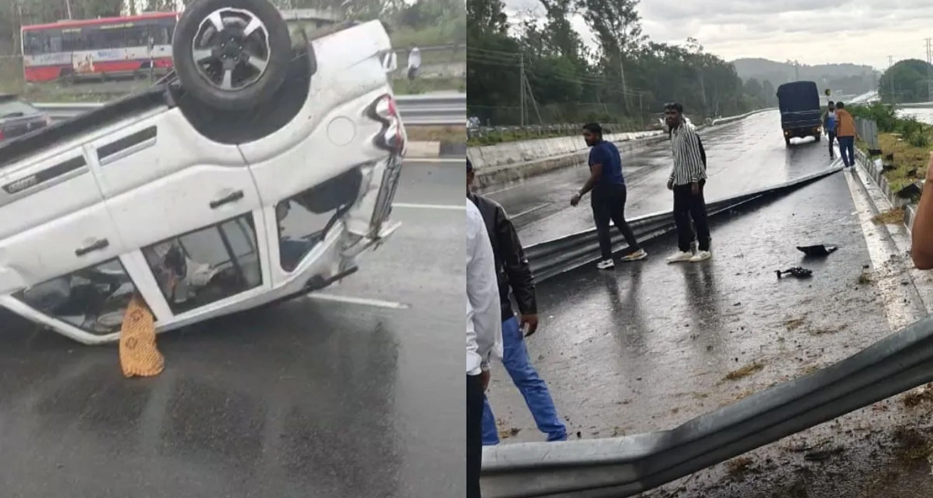 કર્ણાટકના નાયબ મુખ્યમંત્રી ડીકે શિવકુમારના કાફલાને અકસ્માત, એસ્કોર્ટ વાહન પલટી જતાં 5 ઘાયલ