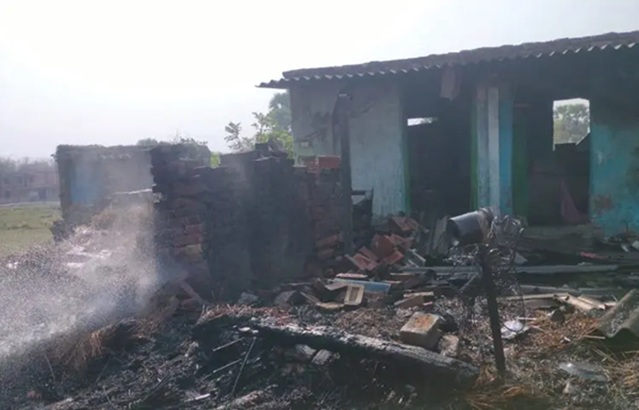 બિહારના મુઝફ્ફરનગર જિલ્લામાં ભીષણ આગની ઘટના; 5 બાળકોના મોત